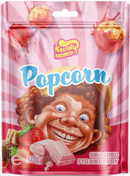 Krusty Krunch - Popcorn Smashed Strawberry 30g